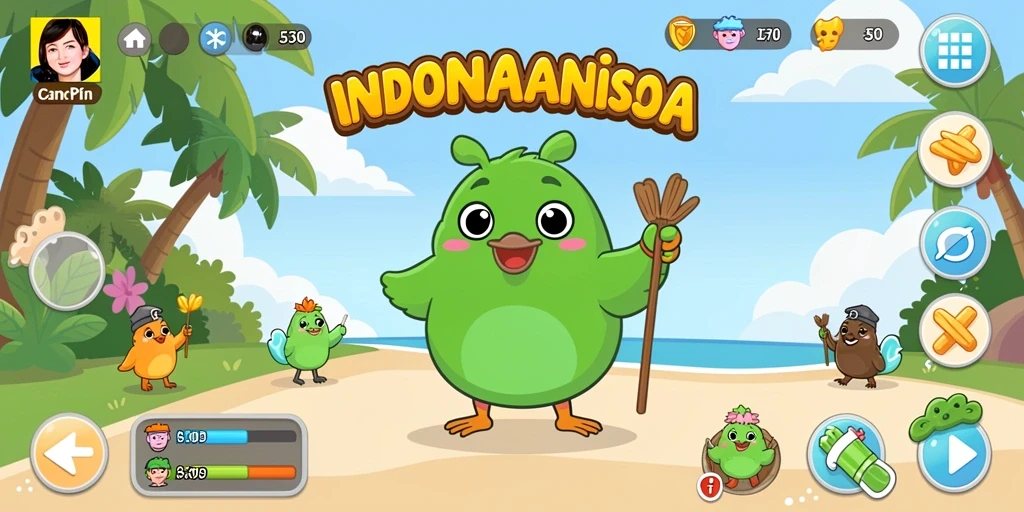 Tampilan awal yang menarik dengan menu yang mudah dinavigasi.