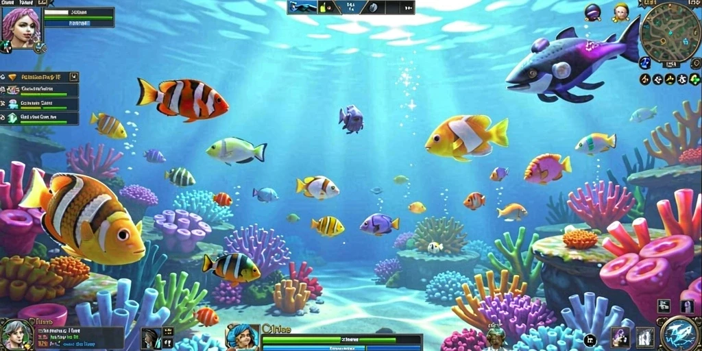 Tampilan gameplay yang menawan dan interaktif.