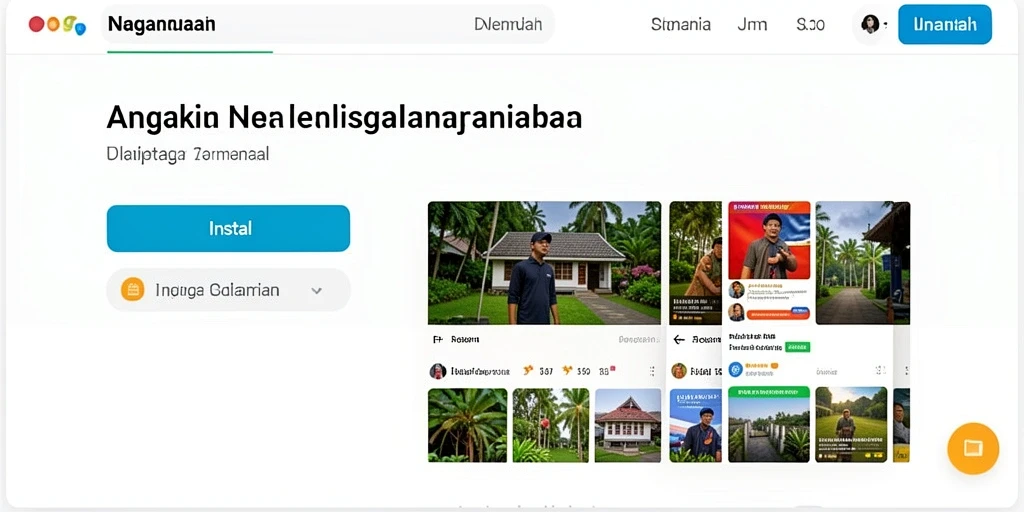 Tampilan antarmuka JUJUR4D yang modern dan user-friendly.