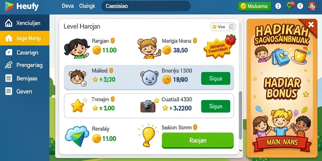 Tampilan antarmuka aplikasi yang memukau dan intuitif.