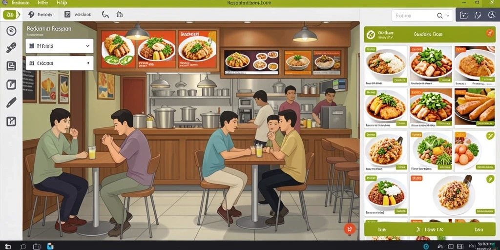 Tampilan antarmuka yang menarik dan mudah digunakan.
