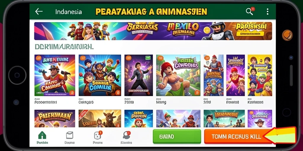 Tangkapan layar memperlihatkan aksi seru saat bertarung.