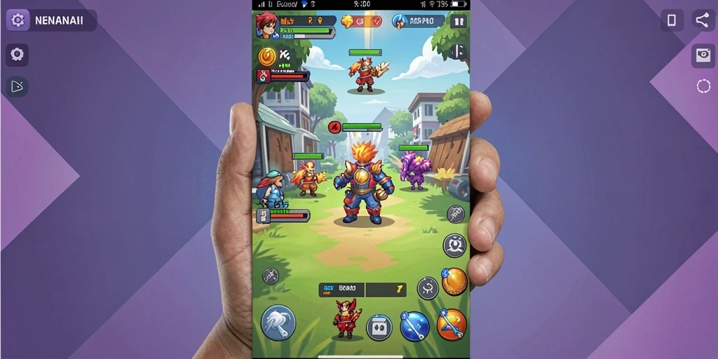 Screenshot menampilkan grafis yang memukau dari RAJA132.