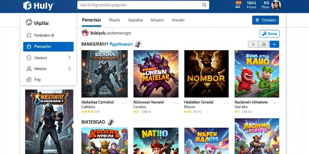Screenshot menampilkan karakter utama dalam aksi seru.