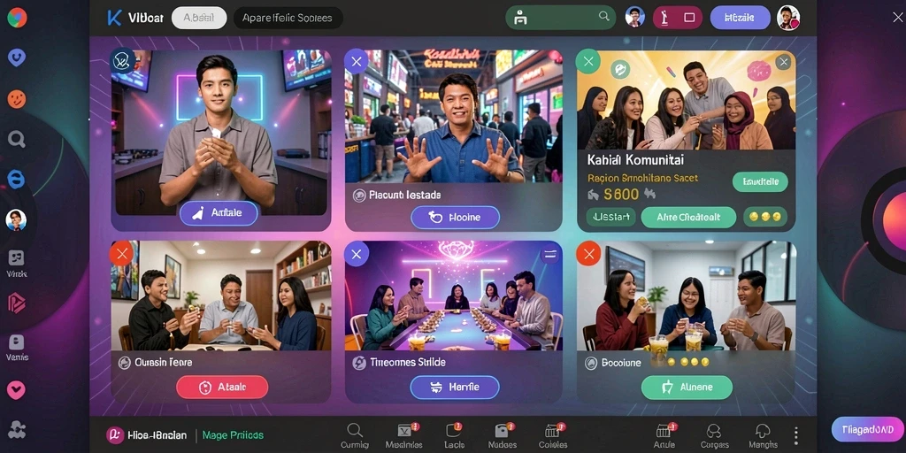 Tampilan awal permainan yang menarik dan informatif.
