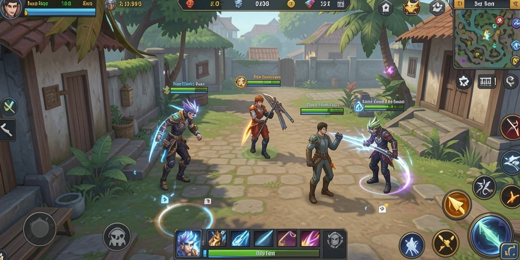 Tangkapan layar RP66 menunjukkan pemandangan indah dari dunia game.