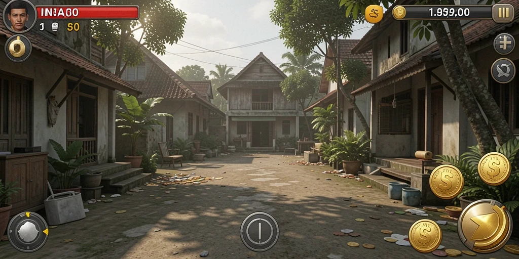 Tampilan karakter yang menarik dan penuh warna.