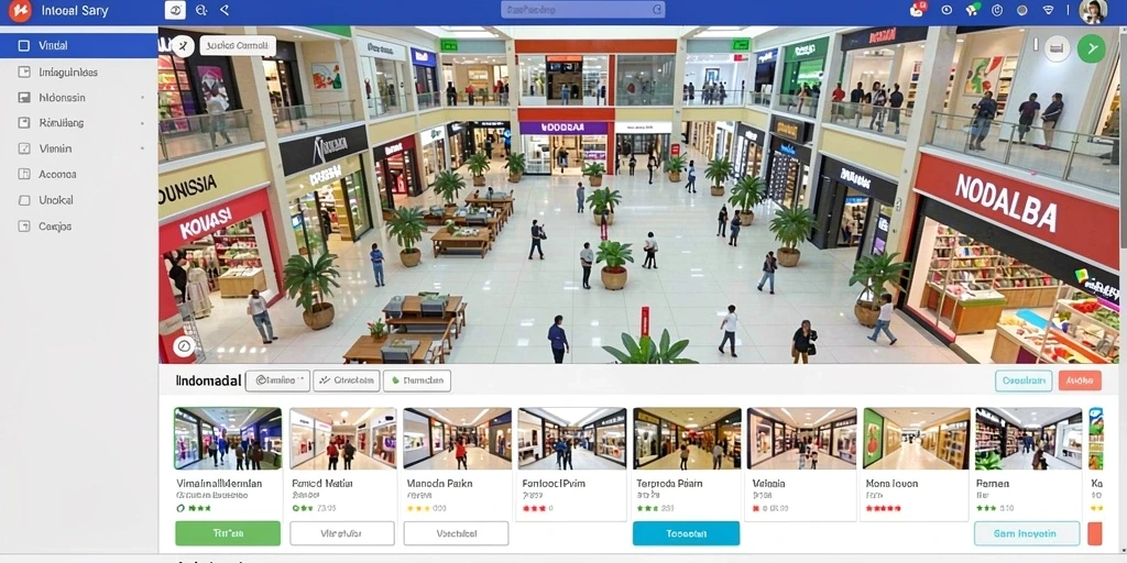 Tampilan level yang menarik dan penuh warna.