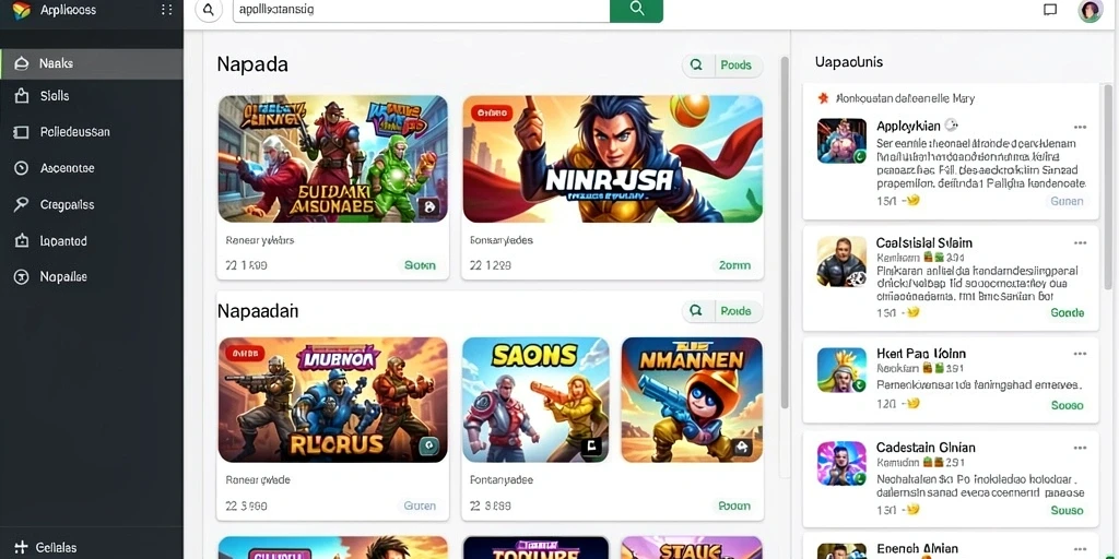 Tampilan antarmuka yang user-friendly dan mudah dinavigasi.
