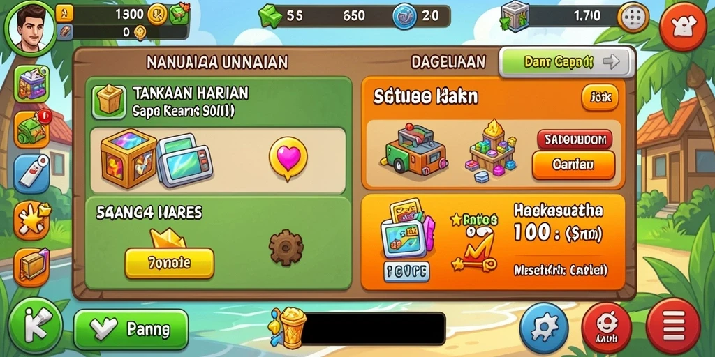 Tampilan awal yang menarik dan intuitif.
